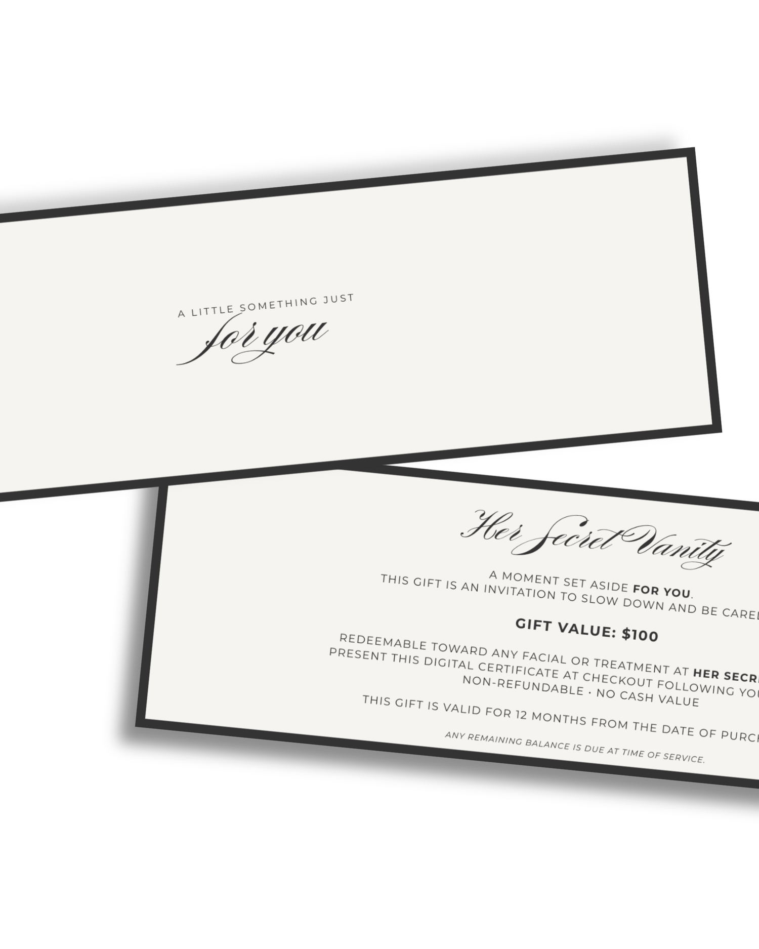 Facial Gift Certificate